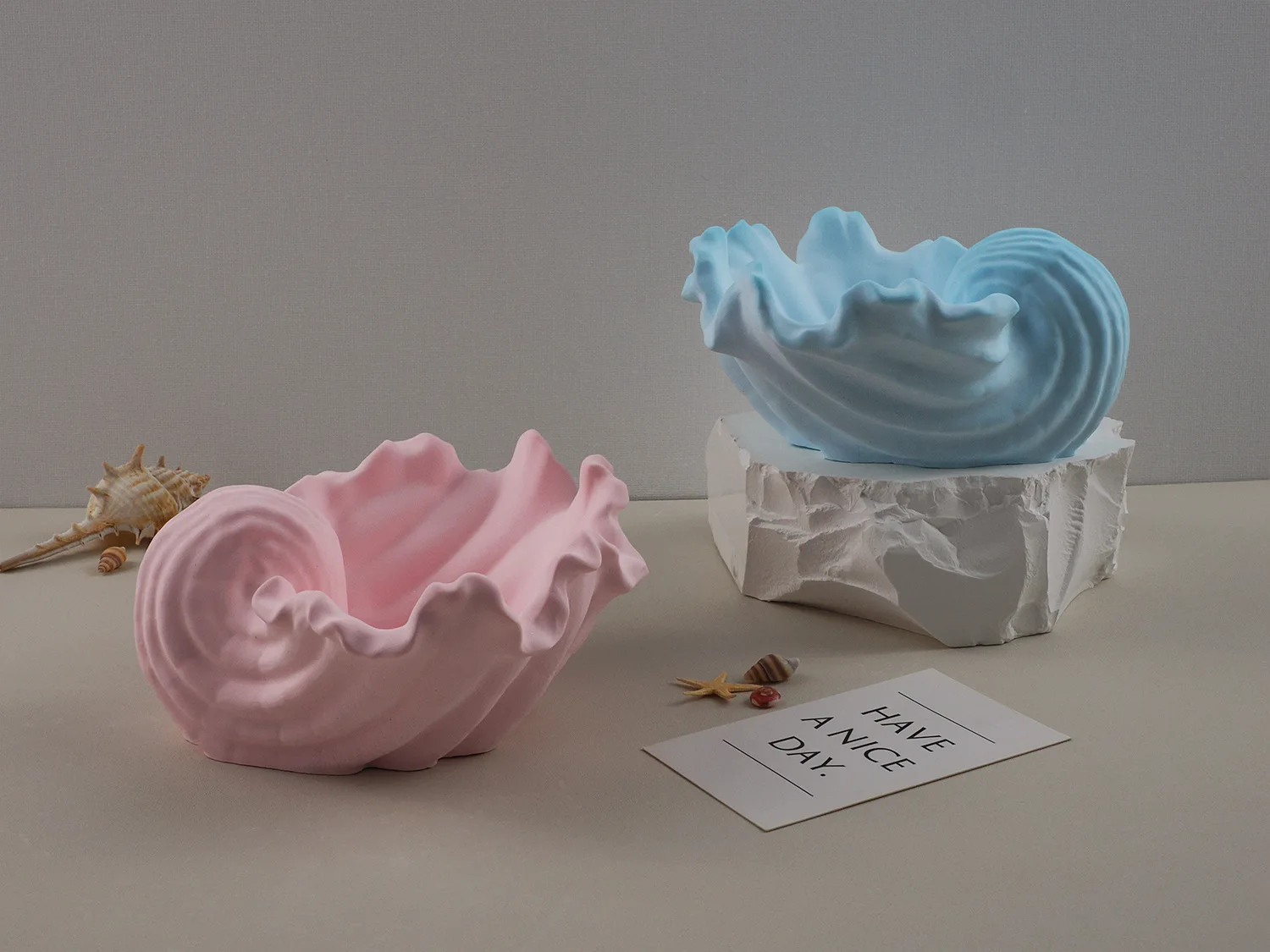 Description Picture 4 of itemConch Candle Jar Silicone Molds DIY Handmade Scented Wax Jewelry Storage Box Making Molds Plaster Cement Mould Home Decor Crafts