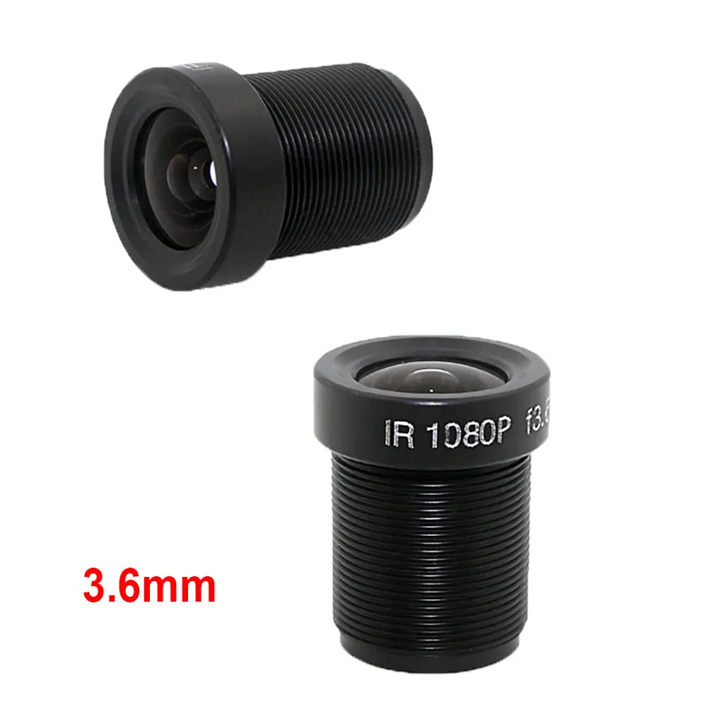 HD CCTV LENS 1080P 2.8/3.6/6mm Security Camera Lens M12 2MP Aperture F1.8, 1/2.5" Image Format Surveillance Camera Lens