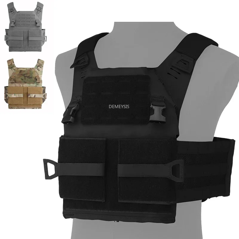 

Outdoor Hunting Vest MOLLE Plate Carrier Tactical Paintball CS Wargame Protective Waistcoat Quick Release Shooting Vests