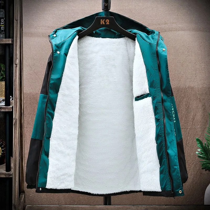 

2023 Autumn/Winter New Fashion Trend Hooded Coat Men's Casual Loose Comfortable Thick Warm Windproof High Quality Jacket M-4XL