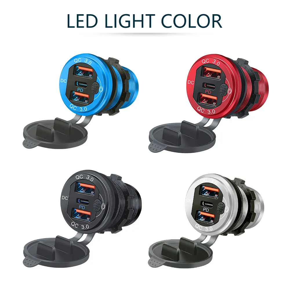 USB   , LED ġ ġ,  , ڵ  ,  CŸ Ʈ, PD3.0  QC3.0, 12V, 24V