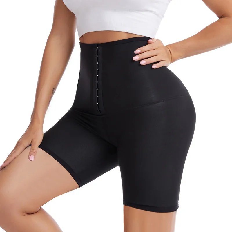 best tummy control shapewear uk Waist Trainer Sweat Sauna Pants Hot Thermo Women Body Shaper Slimming Leggings Tummy Control Shorts Weight Loss Workout Shapers target shapewear