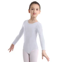 Justaucorps de danse de gymnastique pour enfants, vêtements de danse à manches longues, Costumes classiques pour adolescentes, Tutu de Ballet, vêtements de danse Bailarina 2