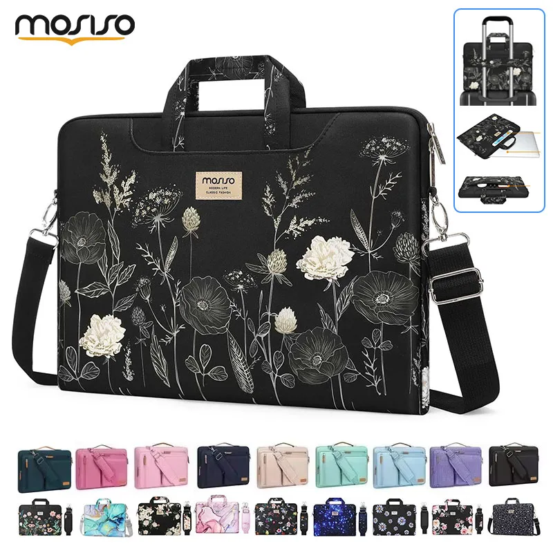 13 14 16 17.3 inch Laptop Sleeve Bag for 2024 MacBook Air 15 M2 M3 A2941 Pro 13 M1Dell Lenovo HP Asus Men's Women Briefcase Case 1