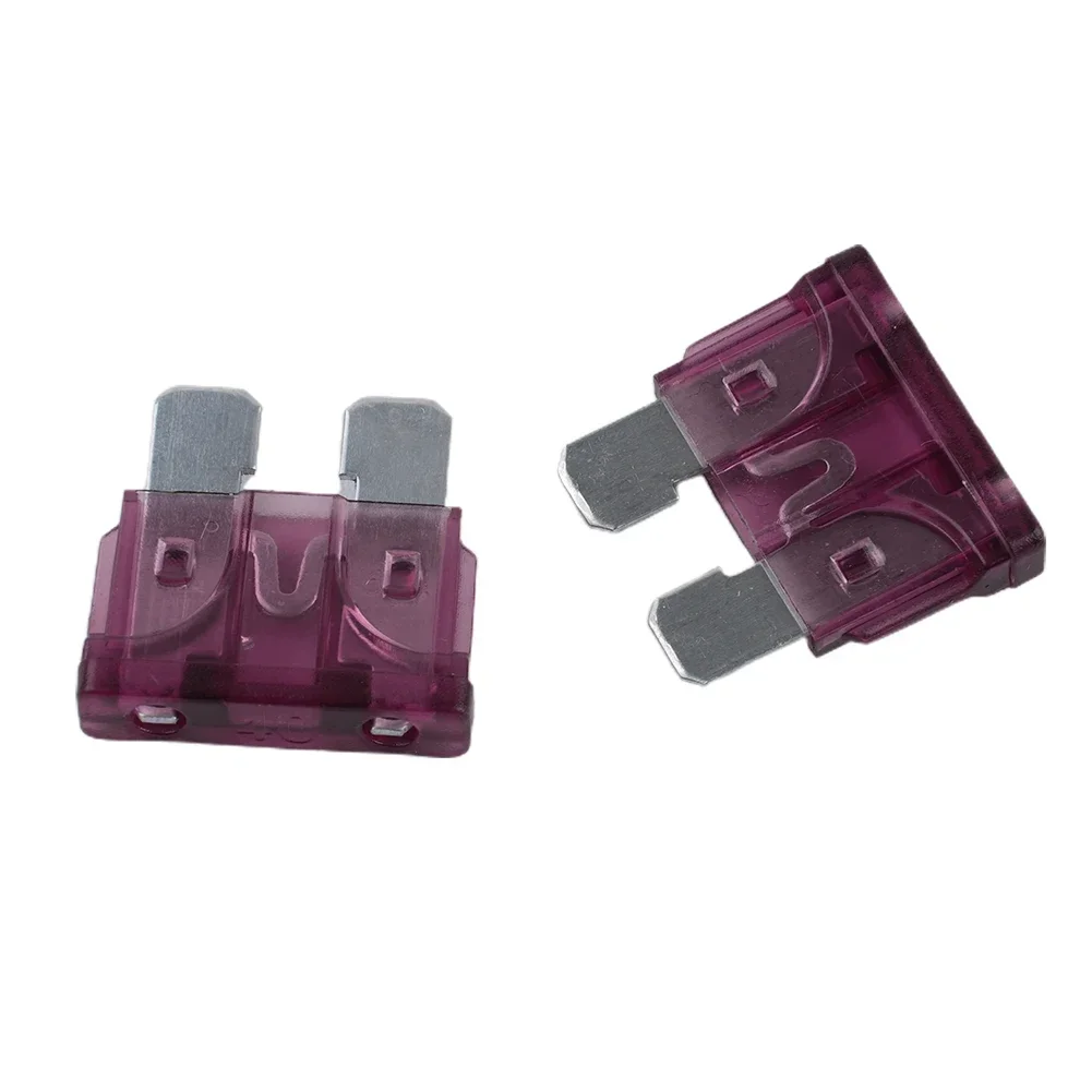 Auto Car Standard Middle Fuse 40A Flat Fuse Flat Plug 10PCS Car Accessories ping
