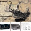 Piececool 3D Metal Puzzles Gifts Abyssal Ghost Pirate Ship Model Building Kits DIY Toys for Birthday and Christmas 2