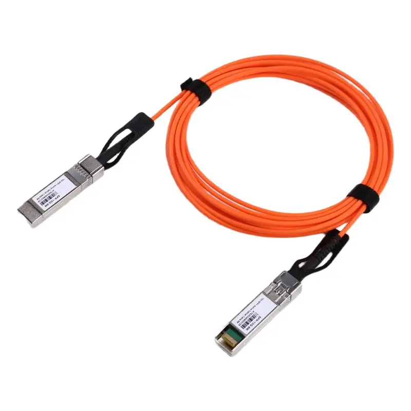 N91R-For Mikrotik 스위치 호환 10G SFP+ AOC OM2 케이블 10Gbps 5M LSZH 10G SFP+ AOC Om2 케이블