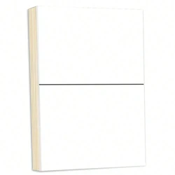 Versatile White Matte Sticker Labels (A4, 20 Sheets) - Printable, Self-Adhesive for Laser and Inkjet Printers (20 sheets 2 Labels)