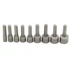 BIESUO 9pcs/set 5mm-13mm Hex Socket Sleeve Nozzles Magnetic Nut Driver Set Drill Bit Adapter Hex Power Tools 4
