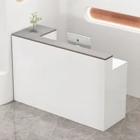Reception Desk,L-Shap Cashier, Small Shop,Simple and Modern, Clothing Store, Convenience Store, Internet Celebrity Trendy Store 1