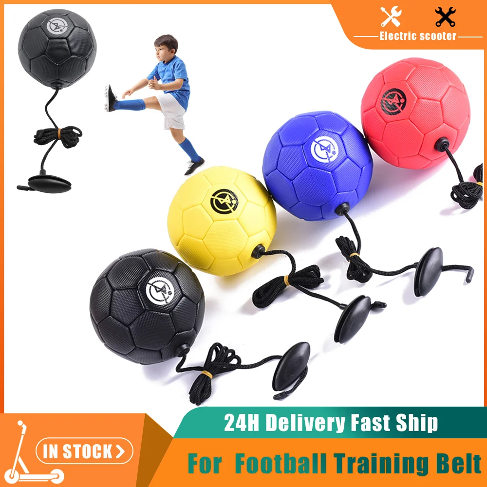 

Football Size 2 Rope Touch Solo Kickwith String Beginner Trainer Training Ball Kick Soccer Ball TPU Practice Belt fast shipping