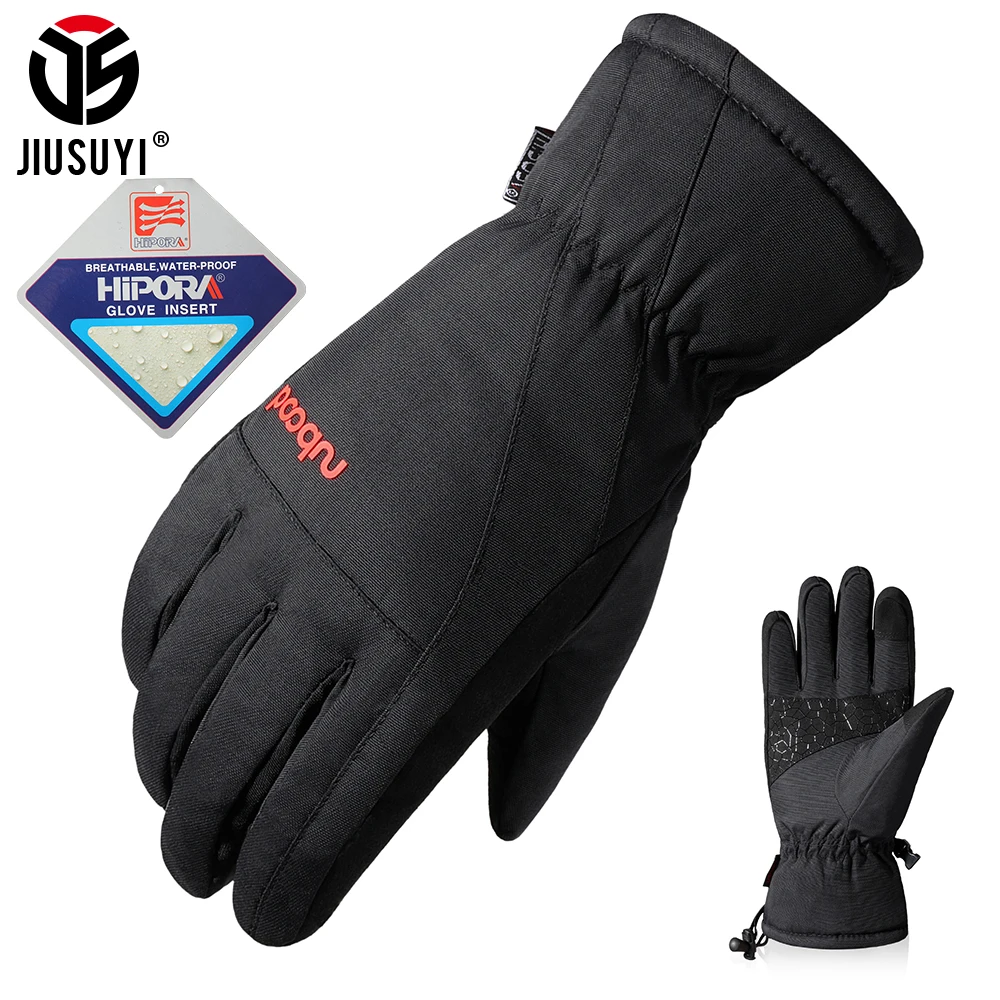 

Skiing Gloves Warm Non-slip Waterproof Touch Screen Outdoor Snowing Windproof Women Men 3M Thinsulate Thermal Winter Sport Glove