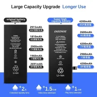 6300mAh 0 Cycle Replacement Bateria for IPhone 5S 6 6S 7 8 Plus X XR XS Max 11 12 13 Pro Max Mini Original Mobile Phone Battery - Image 5