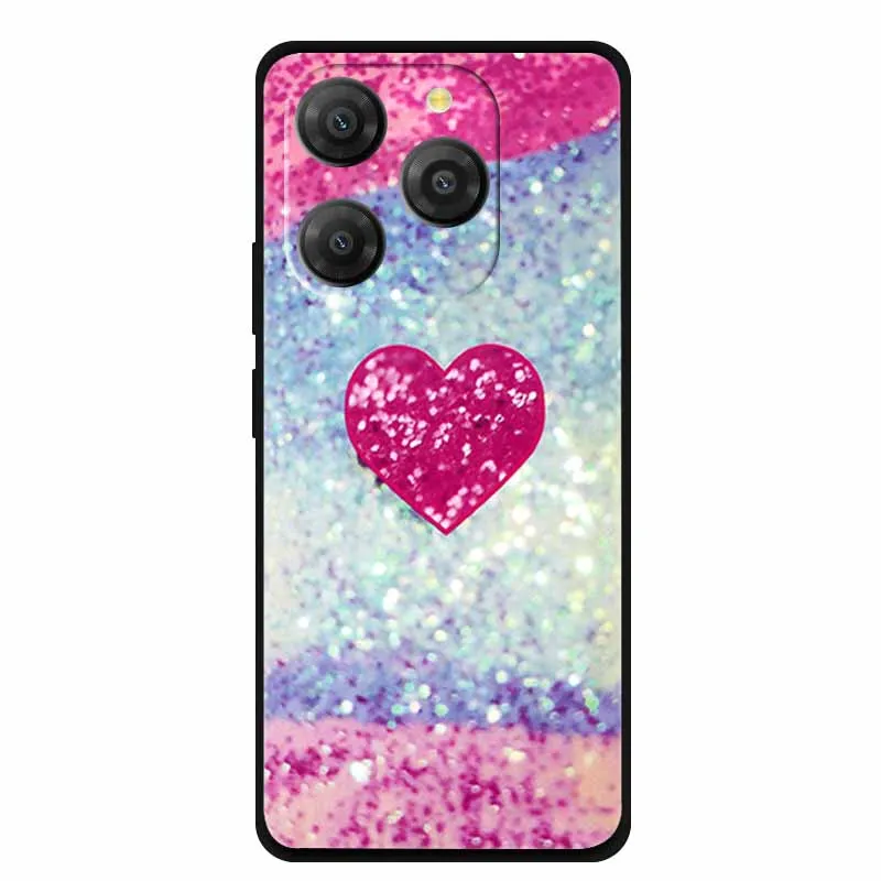 Black Silicone Protective Case for Smartphone - Durable TPU Cover