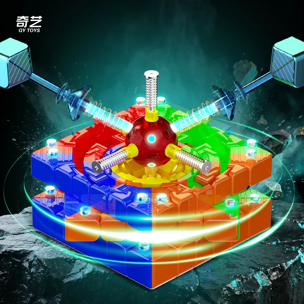 [주디큐브] 치이 M 프로 6x6 코어 마그네틱 UV 매직큐브 스티커리스 전문가용 피젯 토이즈 치이 6x6x6 M 프로
