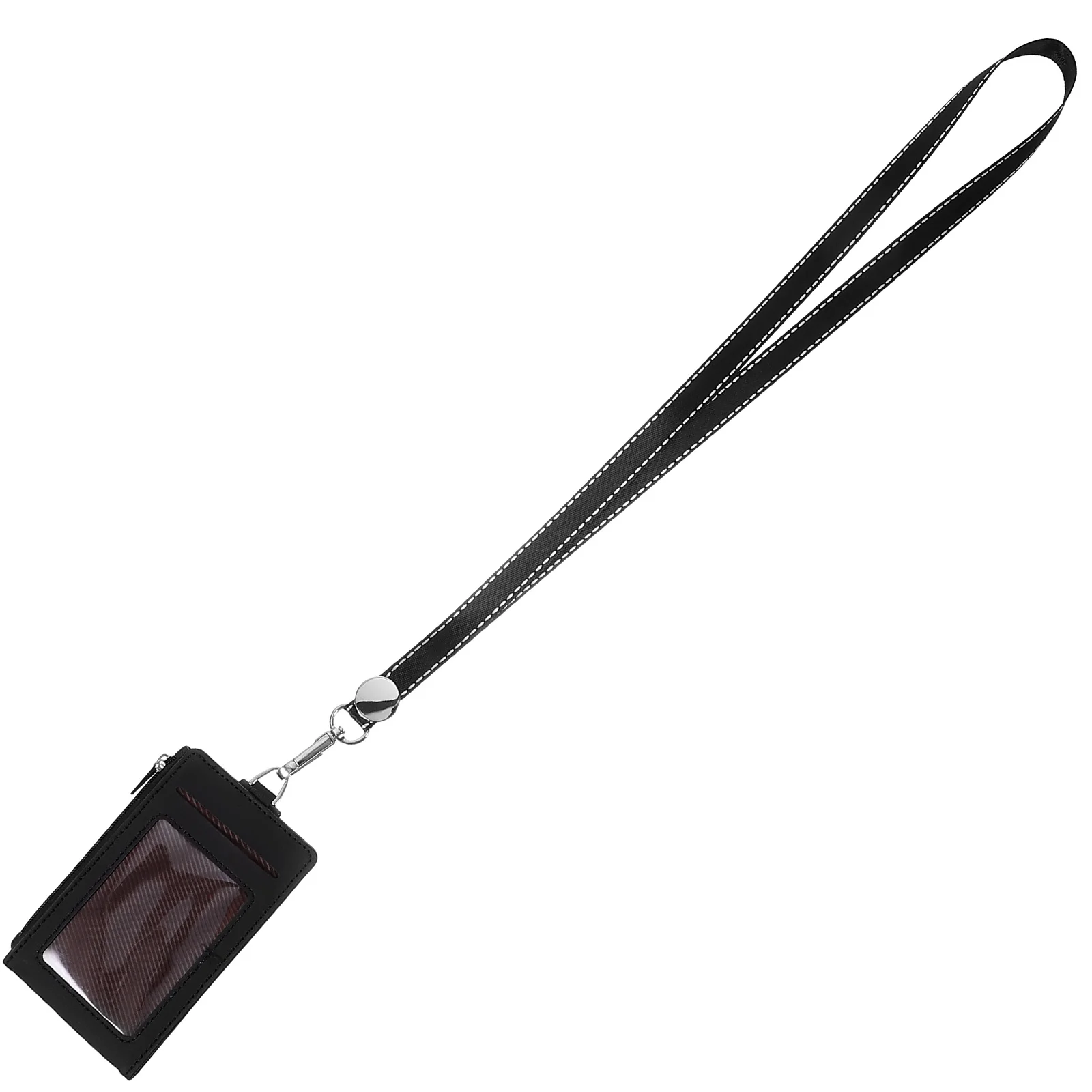 

School Cards Keeper Transportation Cards Cover Anti-Scratch Card Protector For Student Tactical ID Card Holder Hook Loop