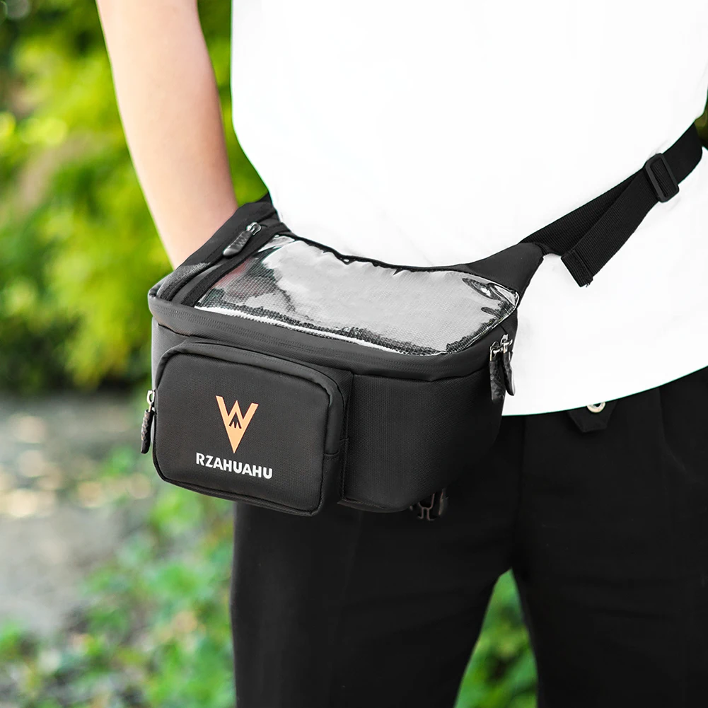 Waterproof Nylon Motorcycle Front Bag Touch Screen Multifunction