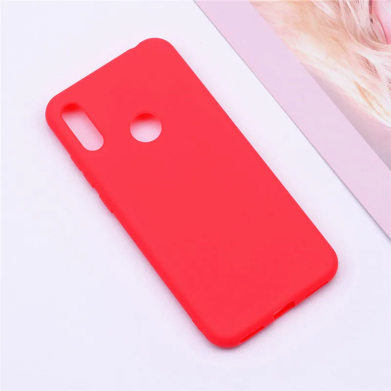 Für Huawei Y6S Y6 2019 Stoßstange Soft Cover TPU Matte Silikon Telefon Fall Für Huawei Honor 8A Y6 S Y6 Prime 2019 Telefon Zurück Abdeckung – Detail 3