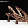 Queena Yan High-end Matching Women's Shoes with Diamond Hard Box Bag Popular in Nigeria Party Women's High Heels 2