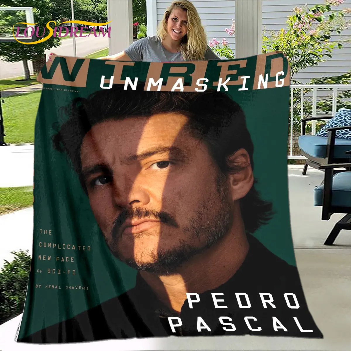 Jose Pedro Balmaceda Pascal 사진 부드러운 플러시 담요, 플란넬 담요 거실 용 담요 침실 침대 소파 피크닉 커버