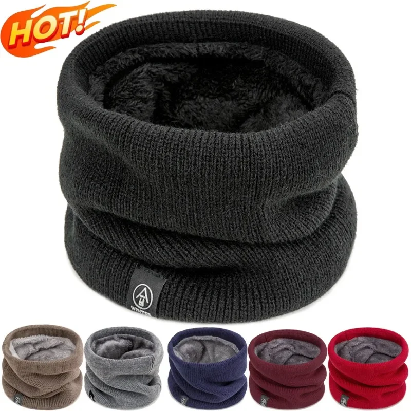 満点の Knitting Woolen Muffler Plush Winter Neck Fashion Cover 小物