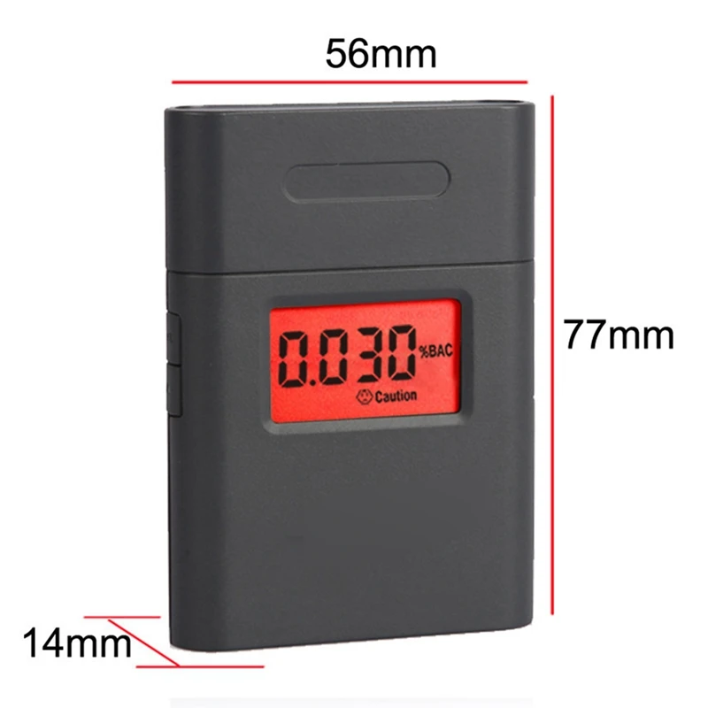 AT838 Professional Police Digital Breath Alcohol Tester Breathalyzer