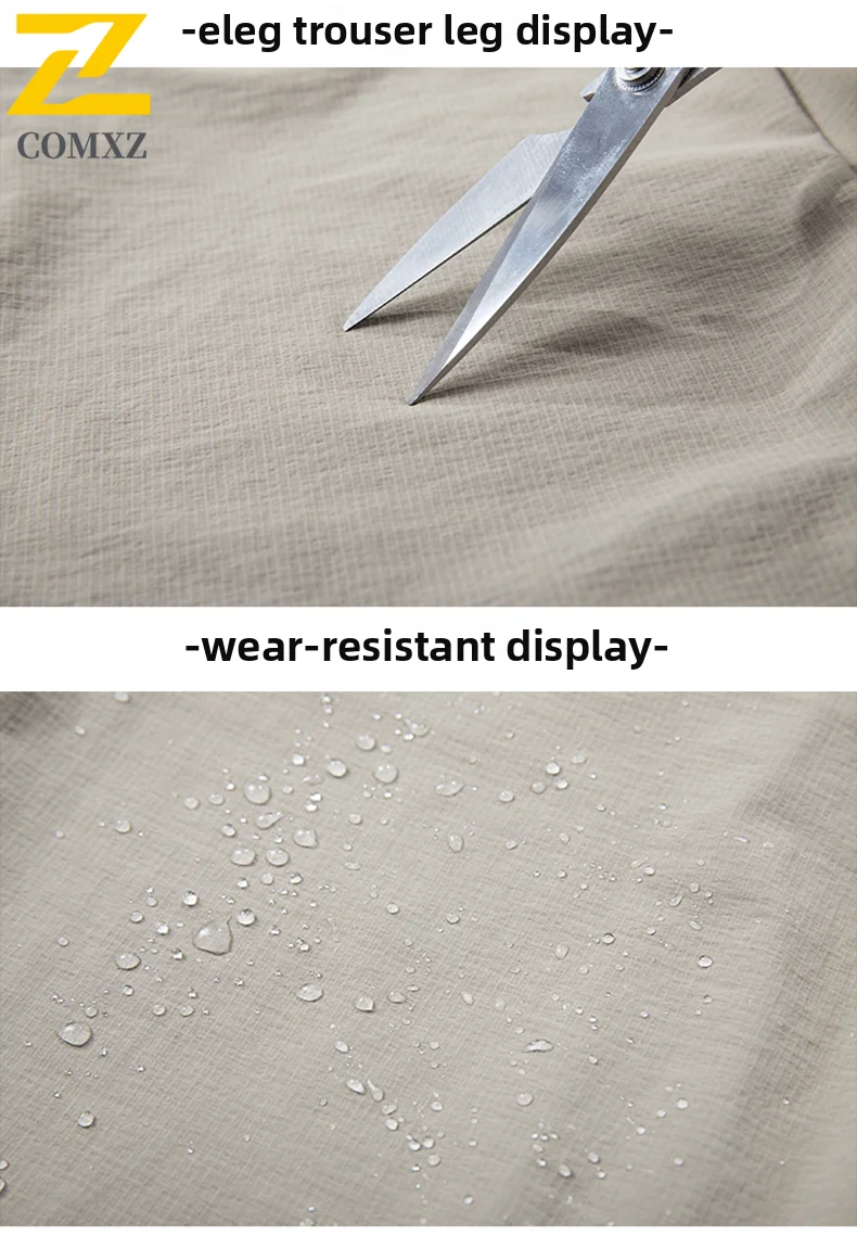 EiAO Men's Quick-Dry Outdoor climbing Pants Waterproof Windproof UPF50+ Hiking Cycling Beach Camping Fishing Multi-Scenario 2025