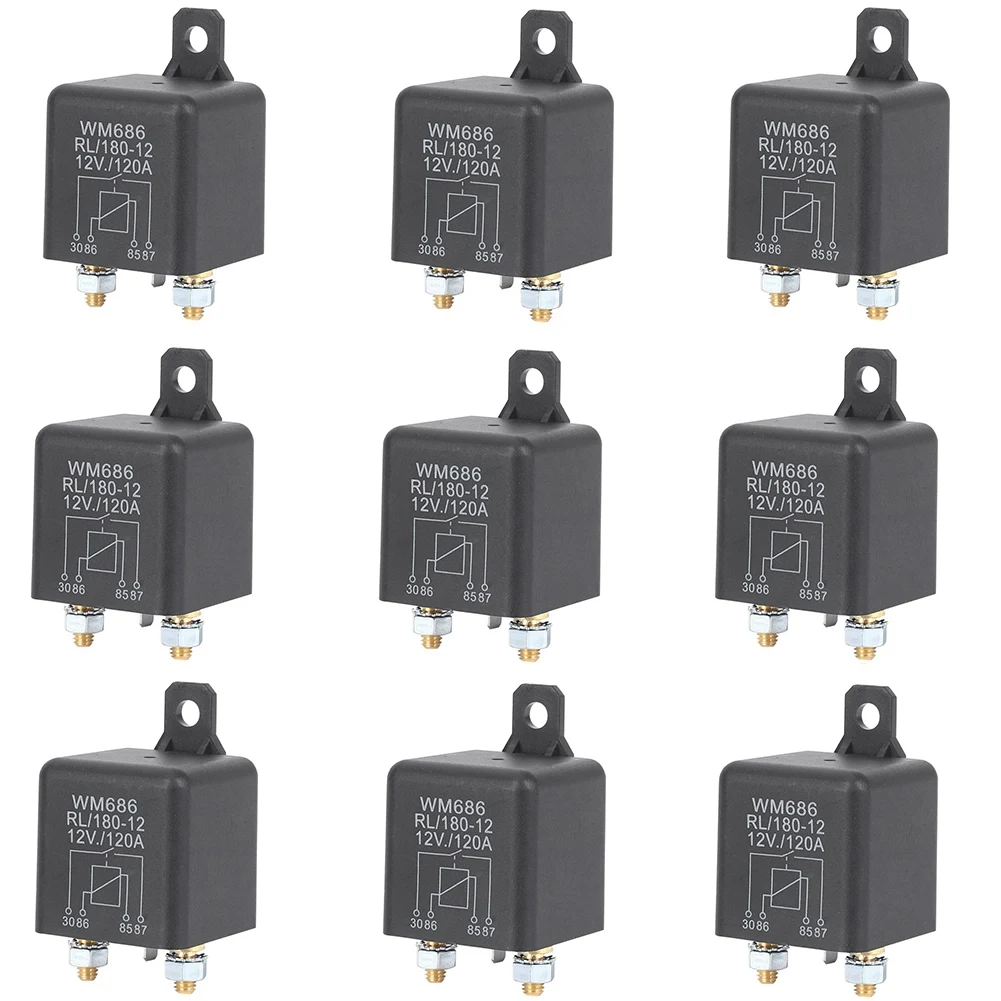

50PCS Car Starter Relay DC 12V 100A 4-Pin WM686 Normal Open Car Starter Relay for Control Battery ON/OFF