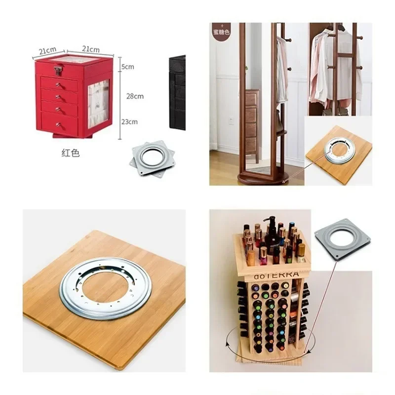 Lazy Susan Bearing Turntable Boat Seat Swivel Plate Base 360 Degree Rotating Display Stand Rotating Turntable Plate