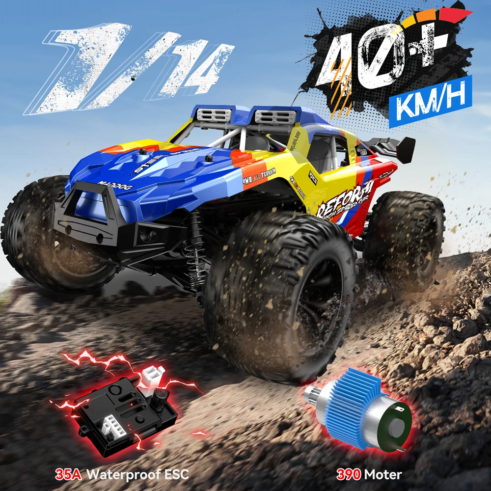 9IMOD 9003E RCī, 1/14 2.4G, 4WD, 1500mAh, 40 KM/H, 30A  ESC 390 , 귯õ ε ڵ,   ܵ 