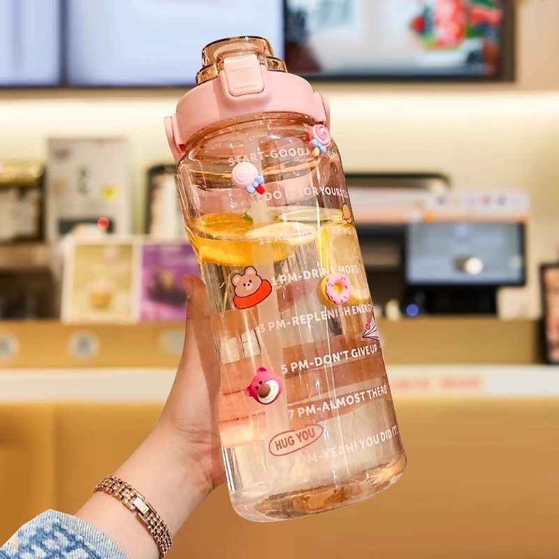 Tasses Paillettes Avec Oreilles De Chat – 2 Pièces 400-500 Ml – Double Paroi – Paille Incluse – Cadeau Fille