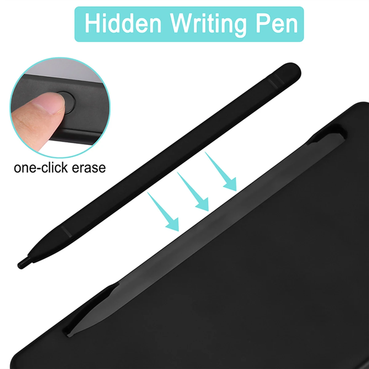 Scientific Calculator 2-In-1 Foldable 6 inch Writing Tablet 10 Digit LCD Display For College Office Student Teacher Accountant
