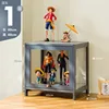 FIGURE-Acrylic Storage Box for Lego Toys Bookcase, Clear Display Cabinet, Dustproof Shelf, Clear Glass-like Shelf 6