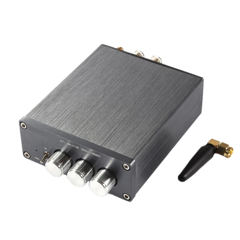 

100W+100W Bluetooth-compatible 5.1 Power Amplifiers 2 Channel for HomeTheater