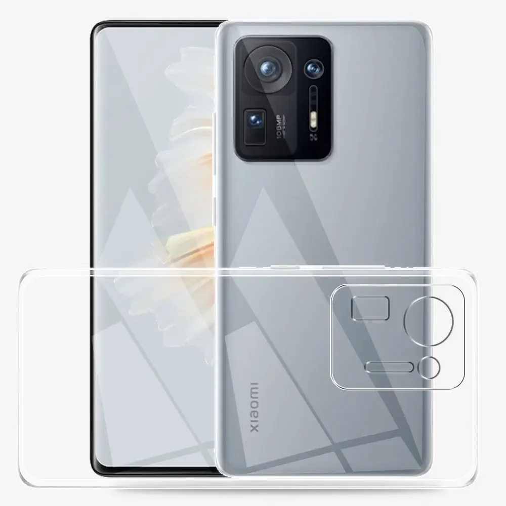 Transparent Silicone Soft Shockproof Phone Case - Clear Protective Cover