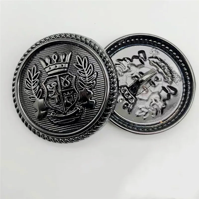 10pcs Metal Buttons for Clothing Sewing Accessories and Supplies Hand-stitched Coat Jacket Buttons 20mm Clothes Buttons 6