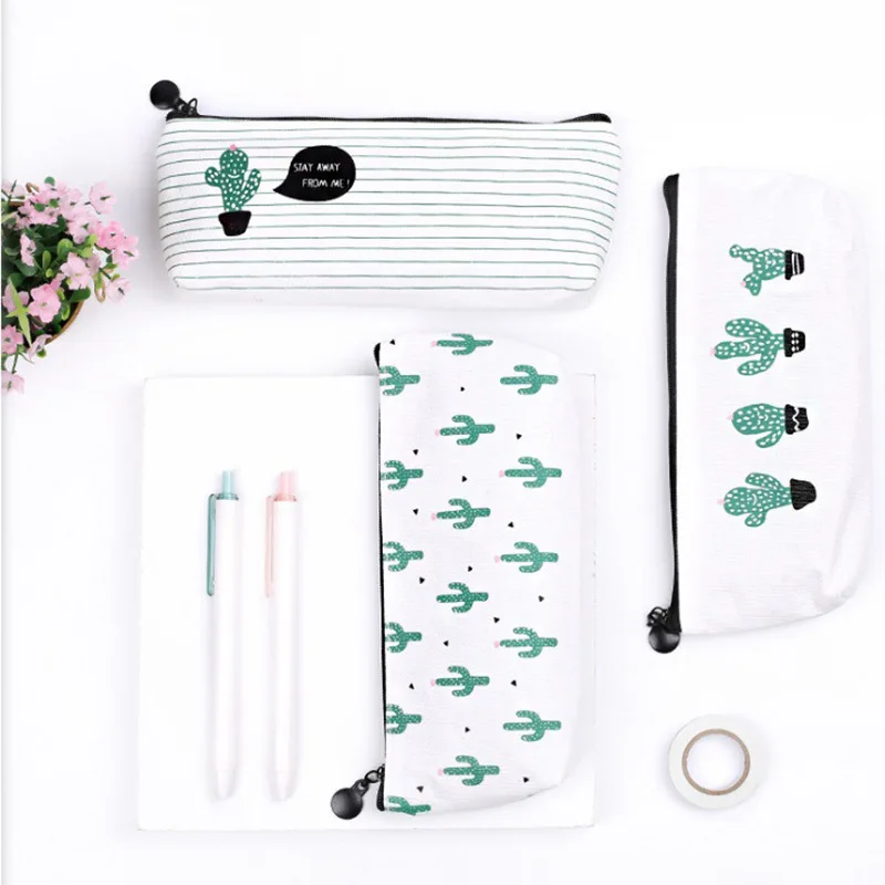Students Stationery Supply Pencil Case Bag Large Capacity Simplicity Pencil Case School Pen Holder Supplies Bag Box Pouch pen holder stationery organizer pen pencil case
