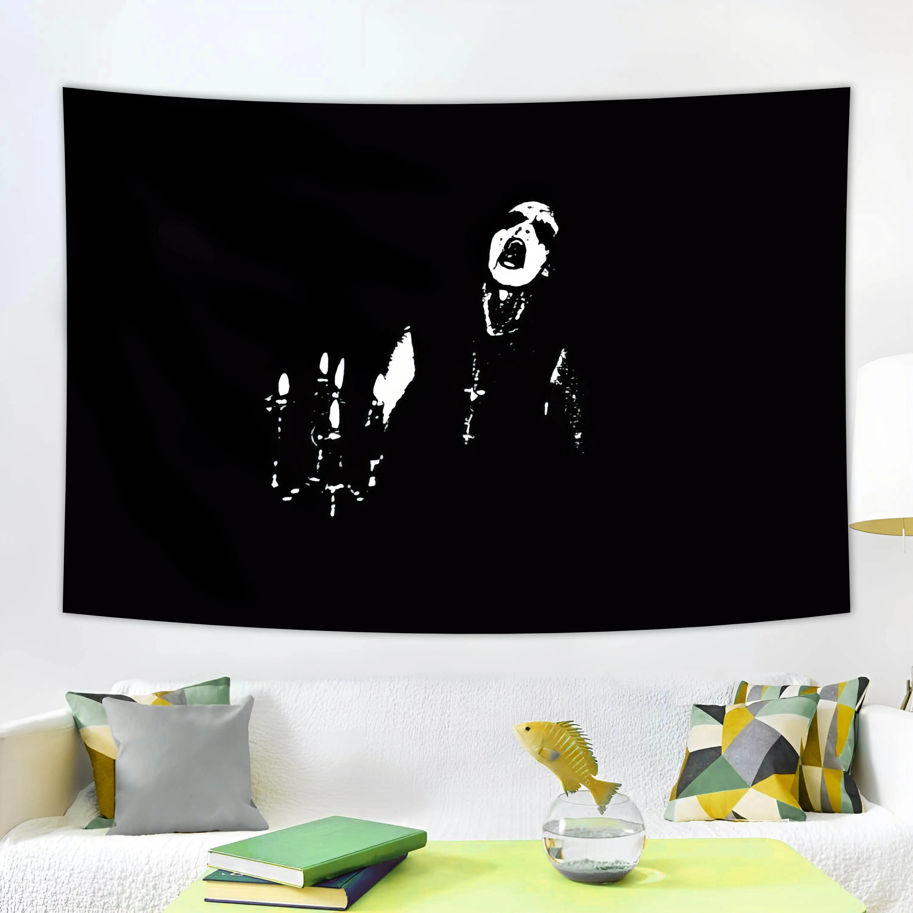 Tapestry Decor Satan Metal Pentagram Rock Band Music Banner 90x150cm 3x5fts