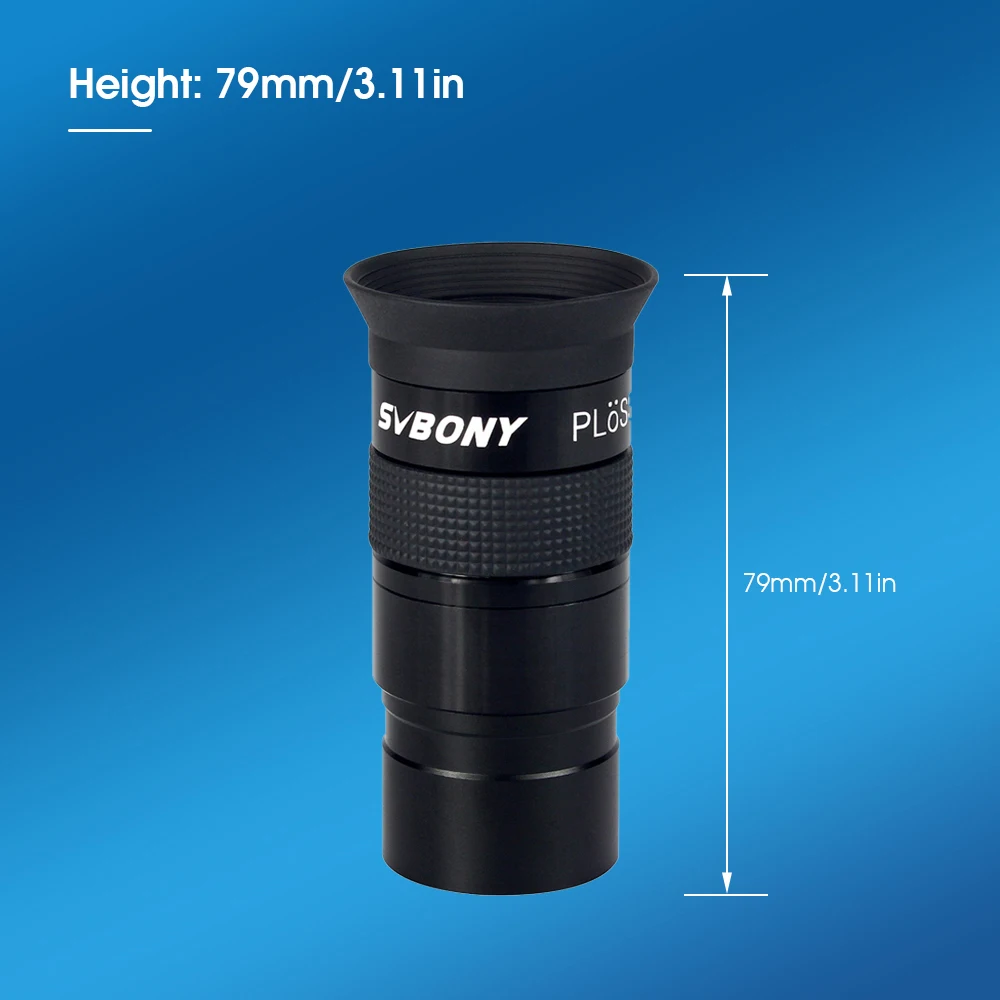 SVBONY Astronomie-Teleskop 40 mm 1,25 Zoll Plössl-Okular FMC Metall 40 ° Scheinbares Sichtfeld – Detail 21