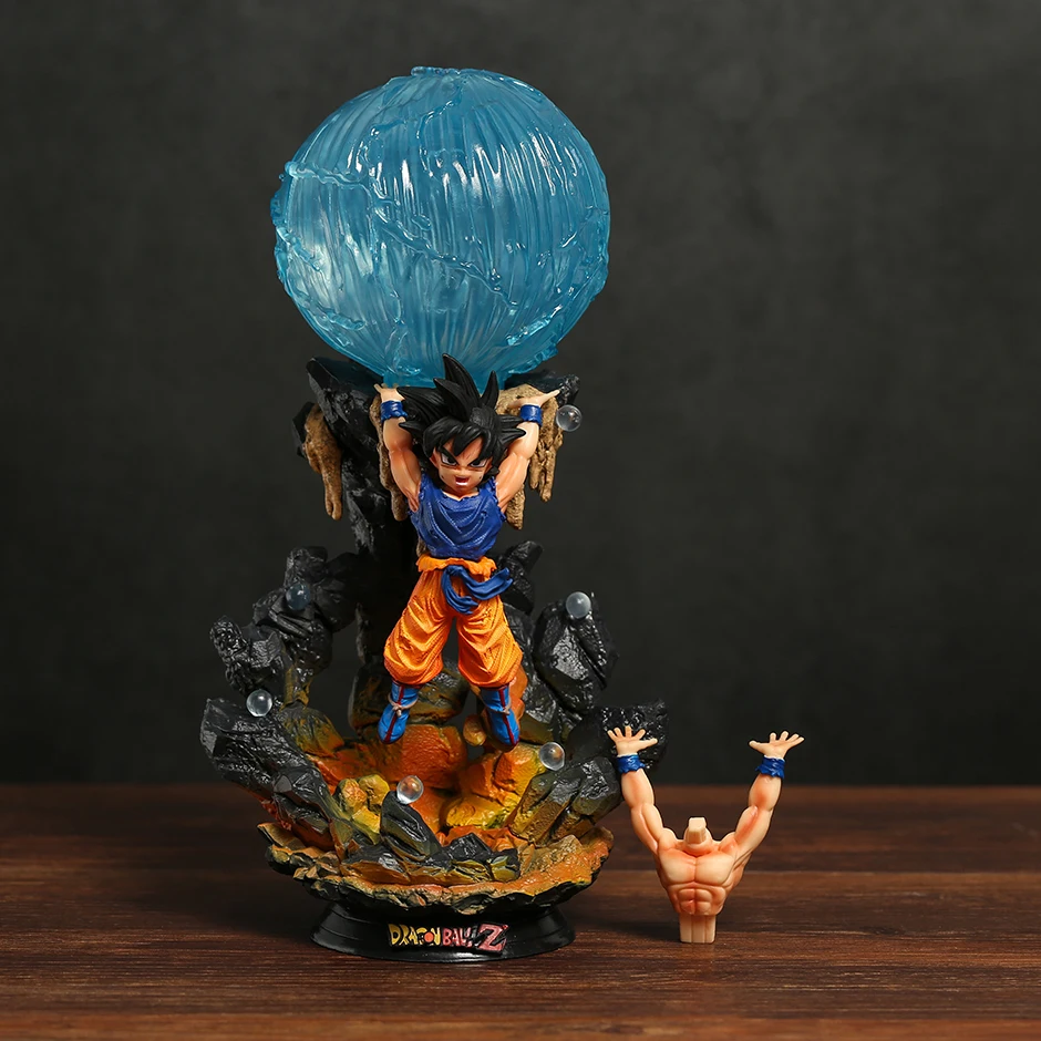 

Dragon Ball GT Son Goku Spirit Bomb Collection Figure Statue Figurine Doll Toy