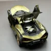 1:32 Lamborghini SIAN Sports Car Simulation Diecast Metal Alloy Model car Sound Light Pull Back Collection Kids Toy Gifts F28 6