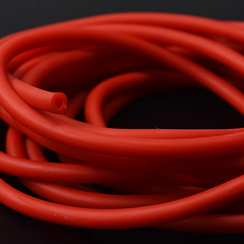 Natural Latex Slingshot Rubber Tube 1/2/3/5M 2mmX5mm Diameter High Elastic for Hunting Shooting latex slingshot tube