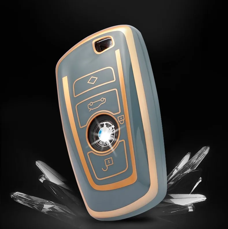 BMW용 TPU 자동차 키 케이스 커버, 열쇠 고리, BMW F20 F30 G20 F31 F34 F10 G30 F11 M1 M2 M6 X2 X3 F25 1 3 6 시리즈 E39 E46 E60 E70 E87 E