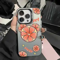 Sweet Fruit Silver IMD Matte Phone Case Cover for Xiaomi Poco C75 (BK-CYK0857)