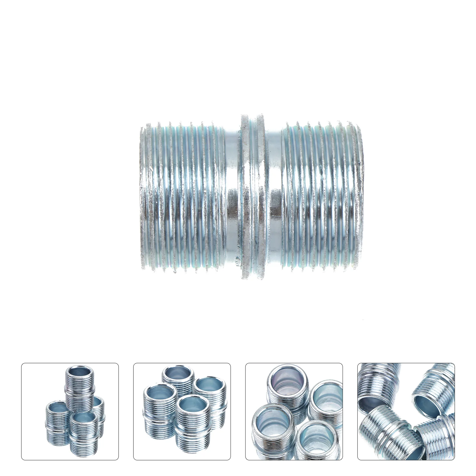 

4pcs Shelf Support Nut Double Steel Prime Shelf Shelving Holder Connection Nuts Replacement Parts