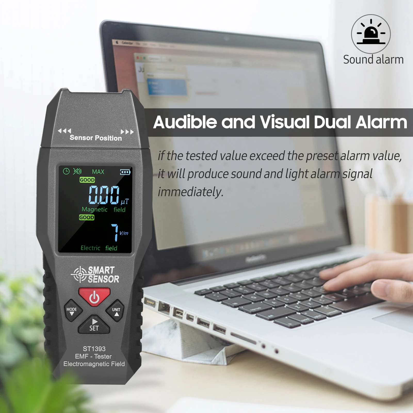 Advanced Handheld Digital EMF Meter and Radiation Tester