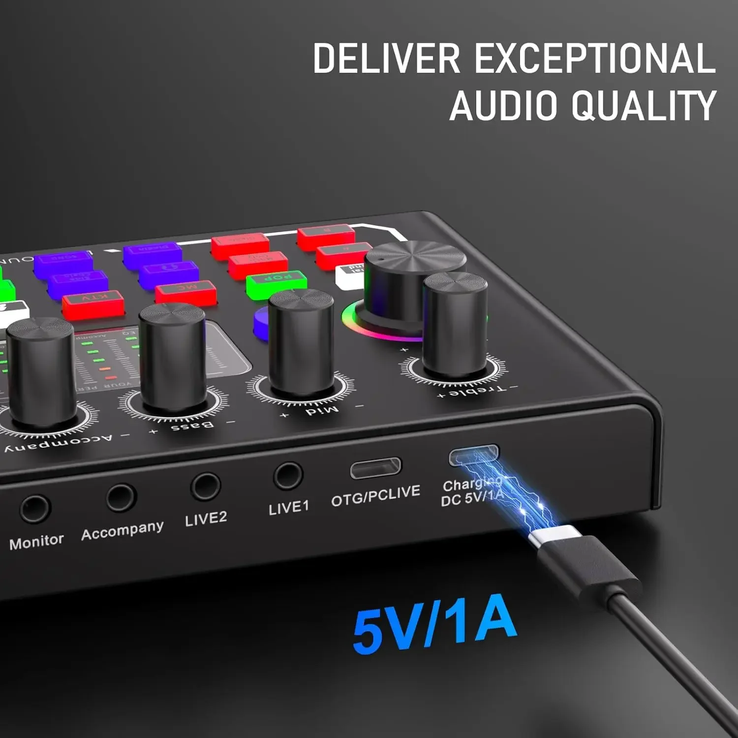 F009 サウンドカードセット ライブブロードキャスト Bluetooth