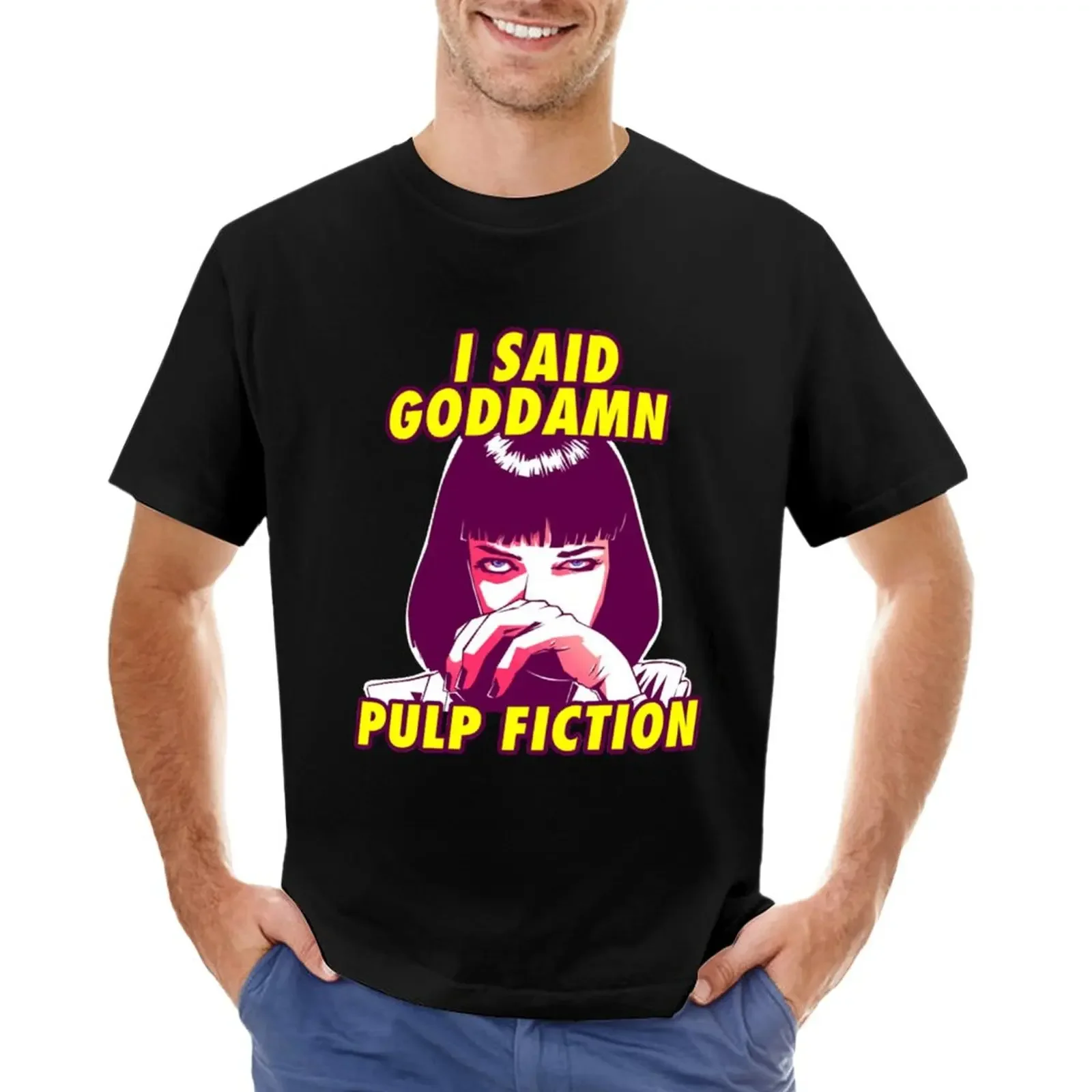 

I said goddamn T-Shirt summer top Aesthetic clothing customs t shirt men