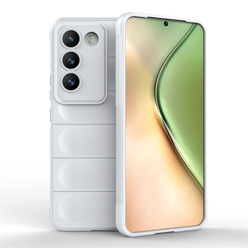 Custodia In Silicone Per Vivo V30 Lite 5G Con Cordino - Morbida Antiurto, Sottile, Ricarica Wireless