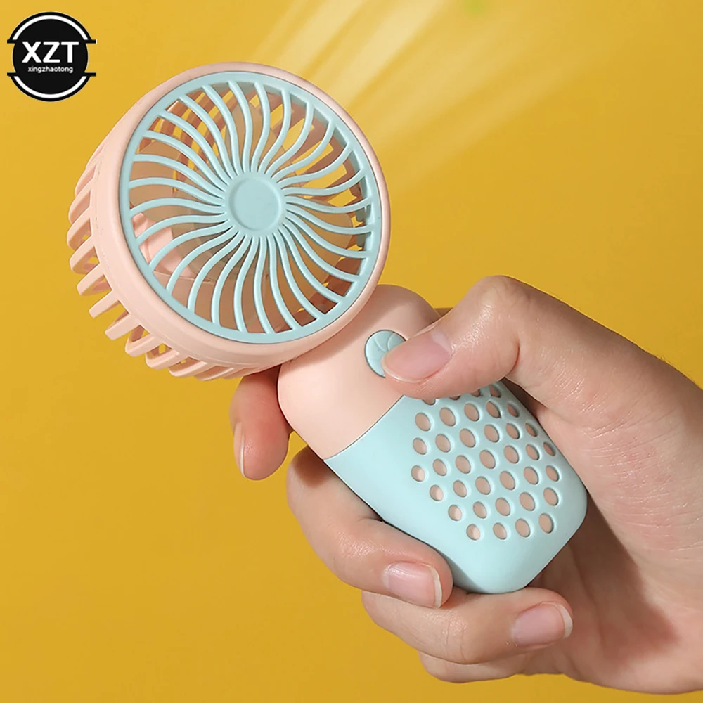 Mini Ventilateur Portable USB/AA – Ventilateur De Poche Été Ultra-Puissant 4W Pour Bureau & Extérieur